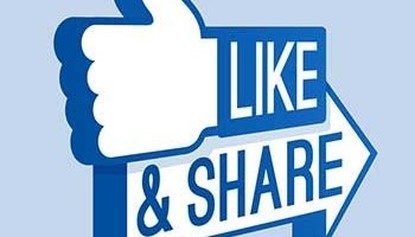 Facebook like share