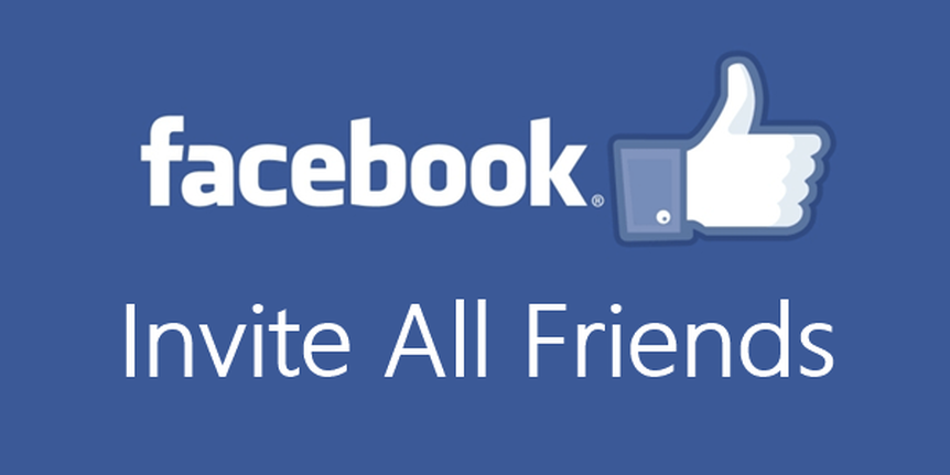 Facebook like invite friends